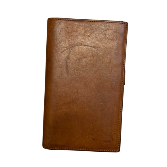 Coach vintage British tan travel wallet - Picture 1 of 9